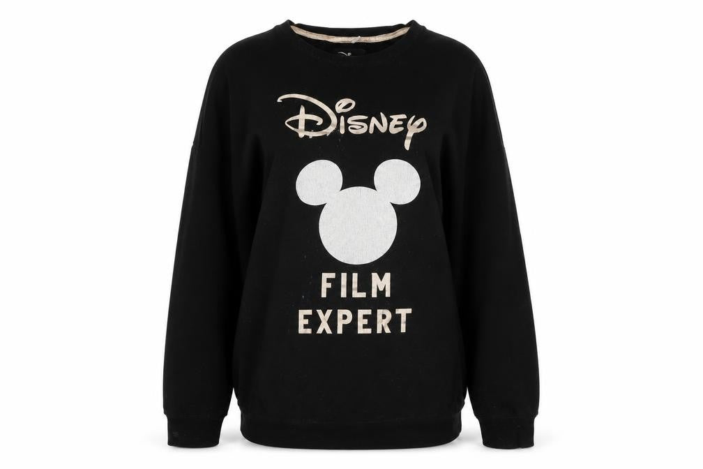Womens UK Size L Disney Black Pullover Sweatshirt