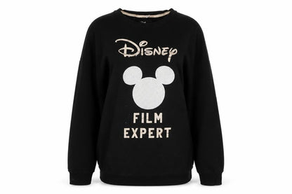 Womens UK Size L Disney Black Pullover Sweatshirt