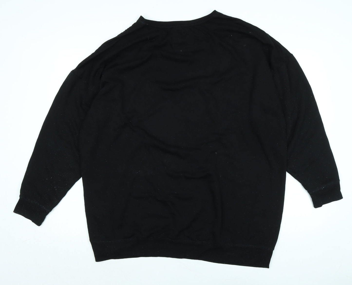 Womens UK Size L Disney Black Pullover Sweatshirt