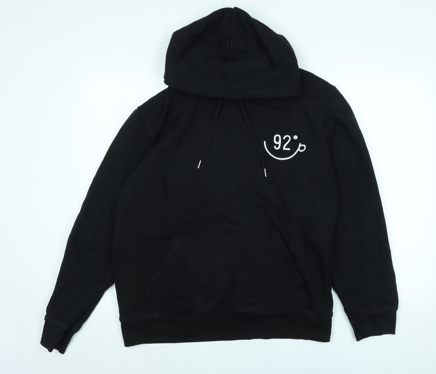 Make Thread Womens Black Polyester Pullover Hoodie Size L - 92 o