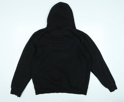 Make Thread Womens Black Polyester Pullover Hoodie Size L - 92 o