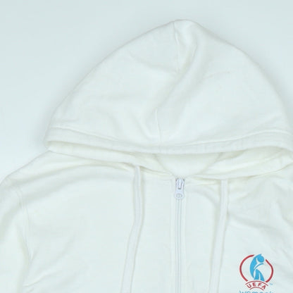 UEFA Womens White Jacket Size S Zip - Women's Euro - England 2022