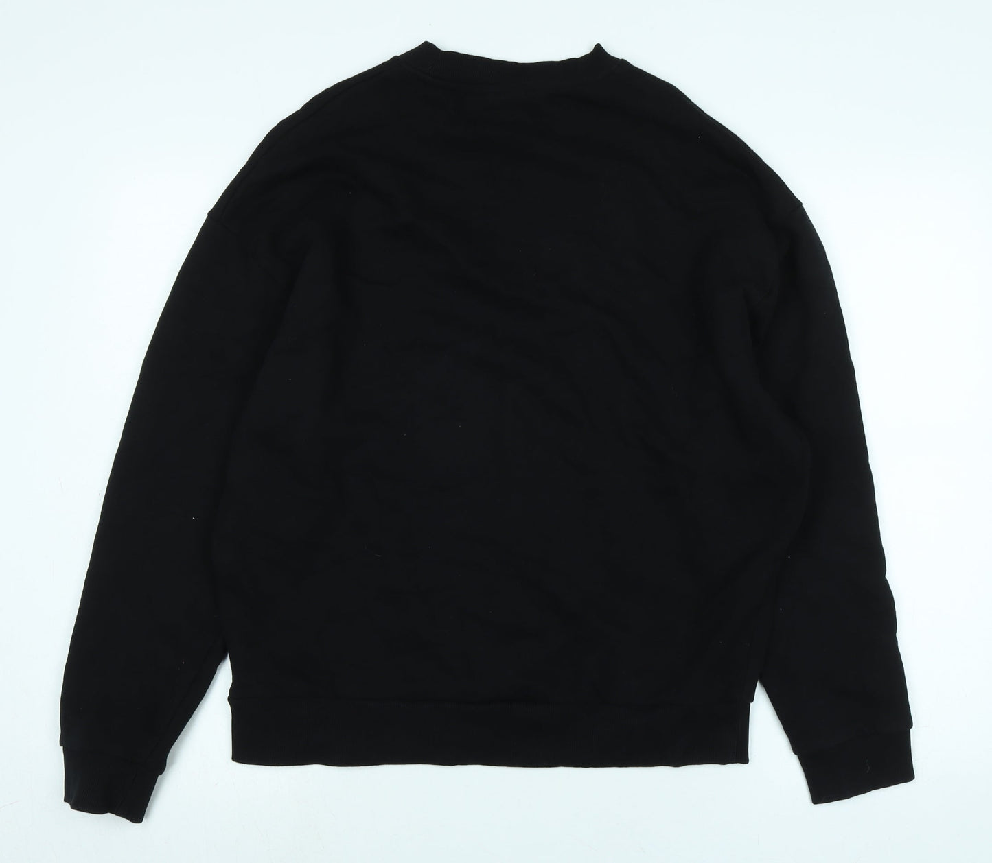 Womens UK Size S ASOS Black Pullover Sweatshirt