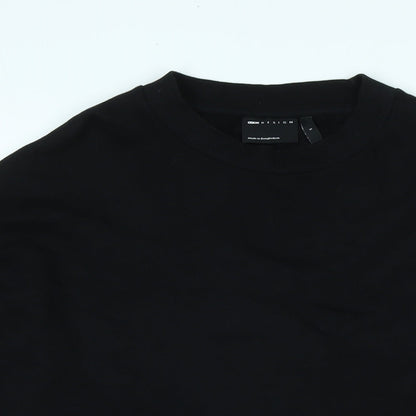 Womens UK Size S ASOS Black Pullover Sweatshirt