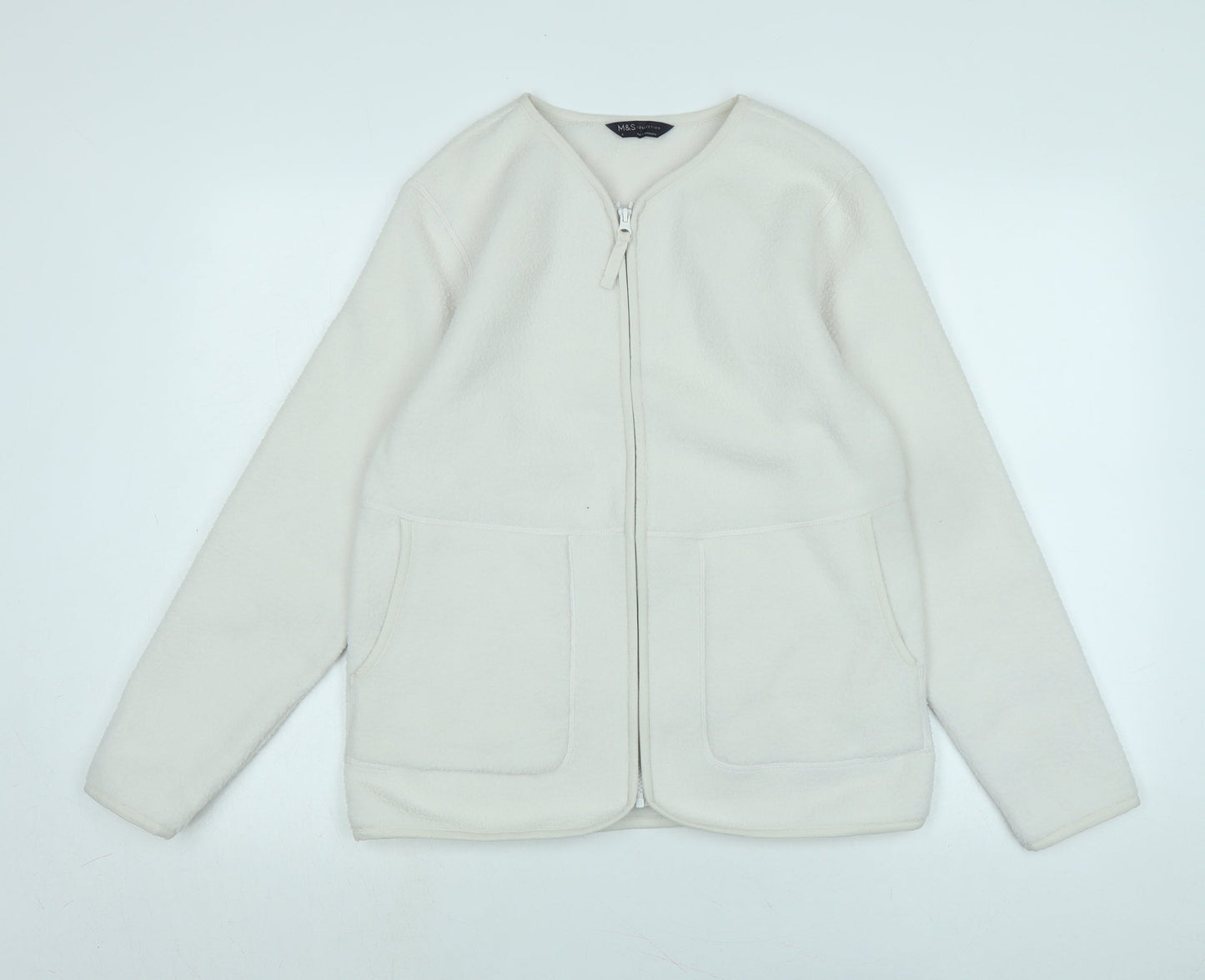 Marks and Spencer Womens Black Jacket Size S Zip
