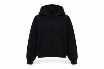 Zara Womens Black Polyester Pullover Hoodie Size S