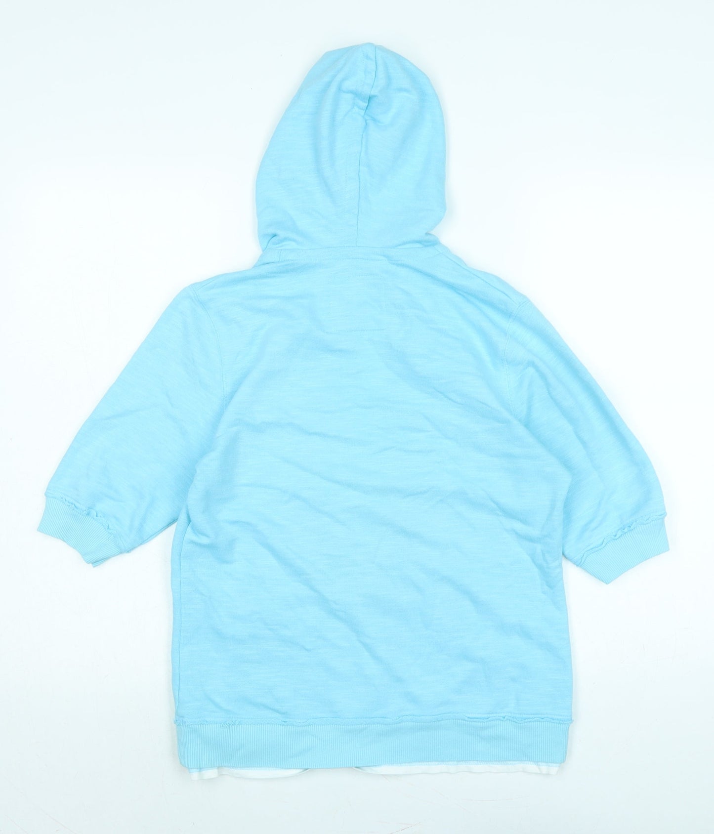 Womens UK Size 10 Marks and Spencer Blue Pullover Hoodie