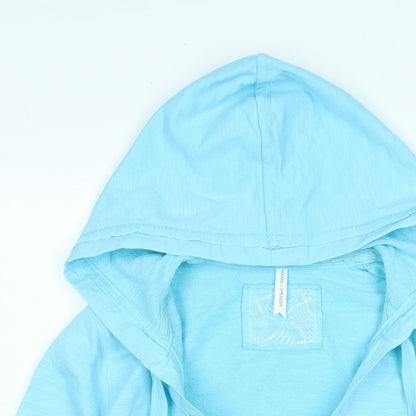Womens UK Size 10 Marks and Spencer Blue Pullover Hoodie