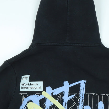 Mens UK Size XS boohoo man Black Pullover Hoodie