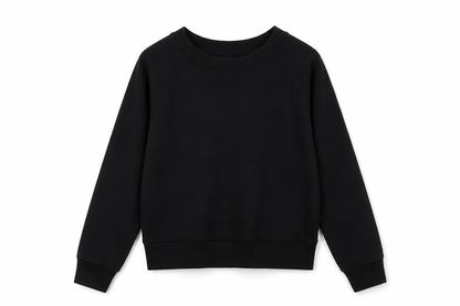 Womens UK Size S Divided Black Pullover Sweatshirt