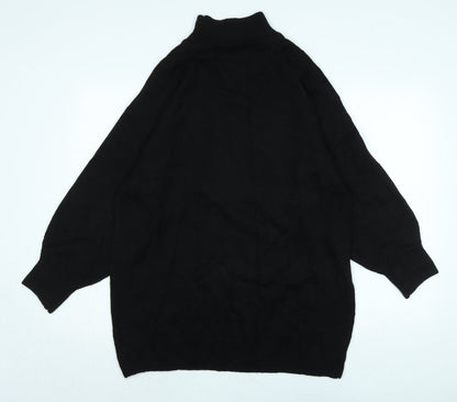 Womens UK Size S Divided Black Pullover Jumper