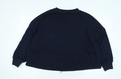 Womens UK Size L Marks and Spencer Blue Pullover Sweatshirt