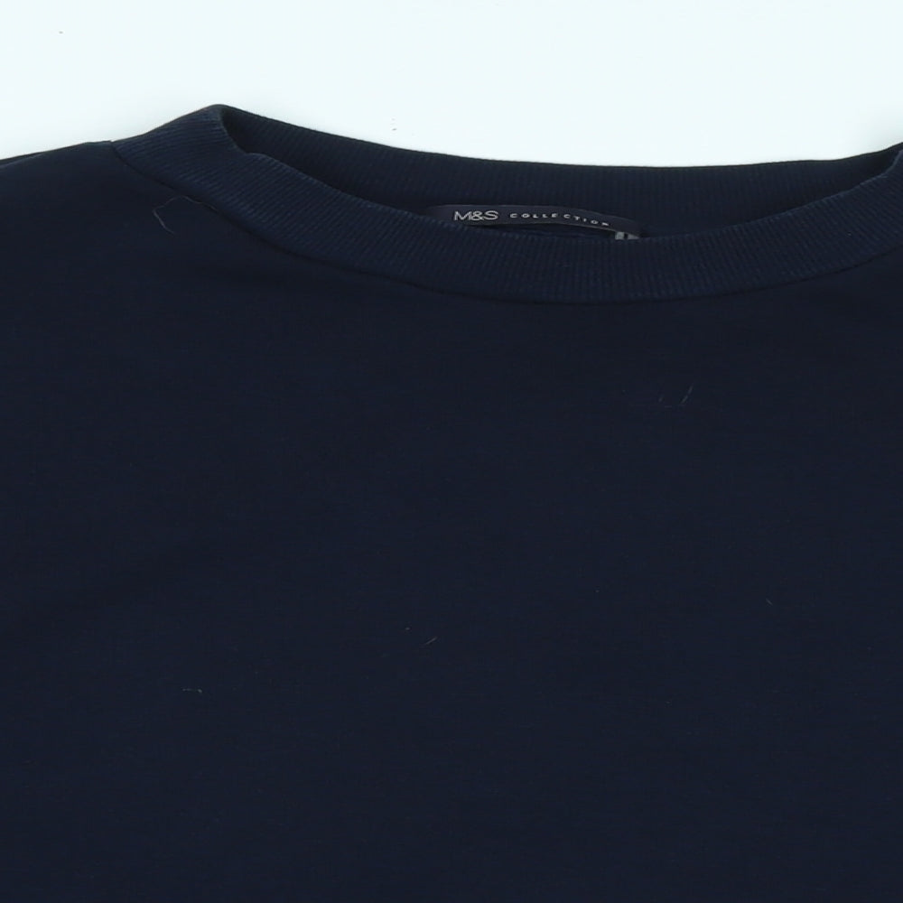 Womens UK Size L Marks and Spencer Blue Pullover Sweatshirt