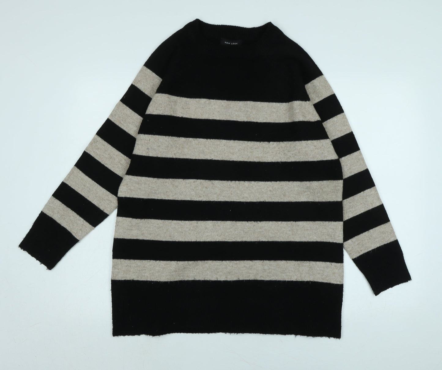 Womens UK Size M New Look Black Pullover Jumper