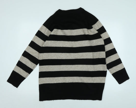 Womens UK Size M New Look Black Pullover Jumper