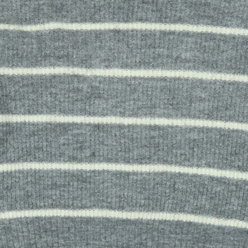 Womens UK Size S Divided Grey Pullover Jumper