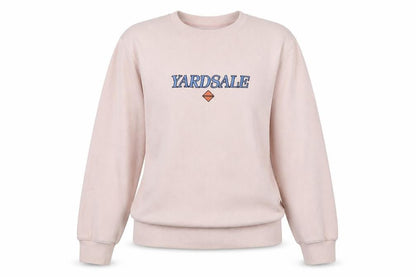 Yardsale Womens Pink Cotton Pullover Sweatshirt Size M