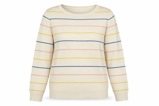 Womens UK Size L Just Elegance Beige Pullover Jumper