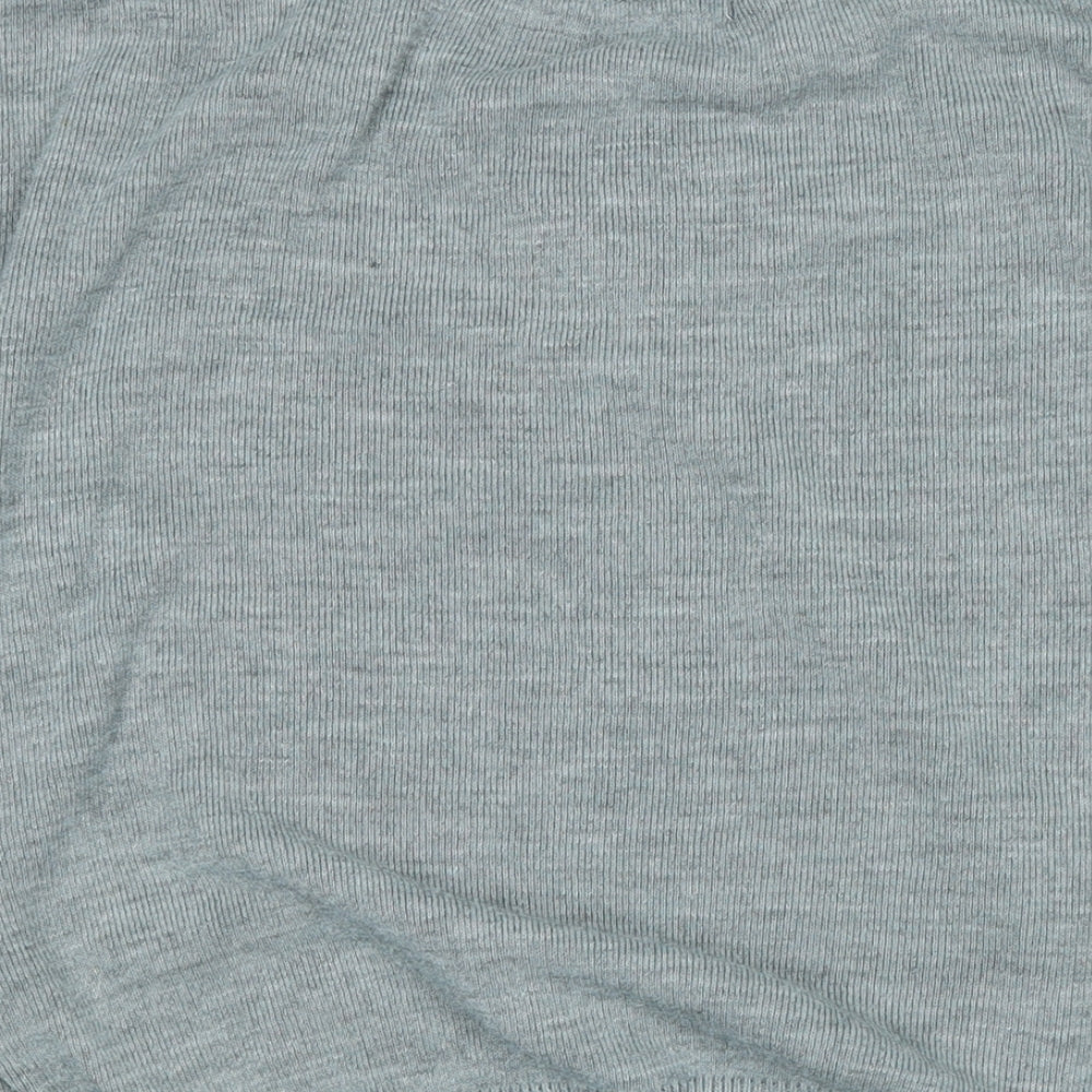 Unique 21 Womens Grey Boat Neck Acrylic Pullover Jumper Size 12