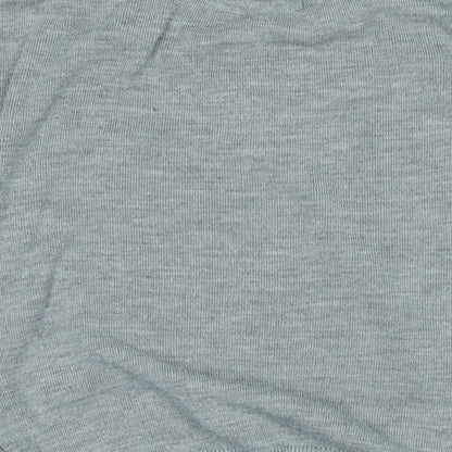 Unique 21 Womens Grey Boat Neck Acrylic Pullover Jumper Size 12