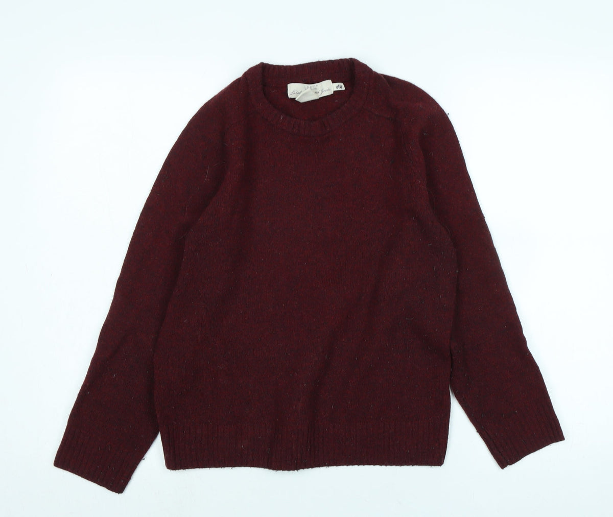 Womens UK Size M H&M Red Pullover Jumper