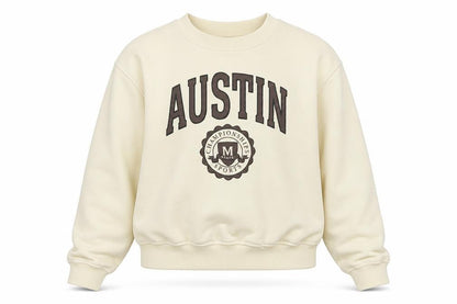 Womens UK Size M Divided Beige Pullover Sweatshirt