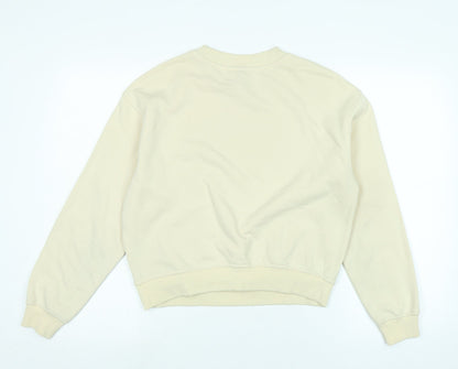 Divided Womens Beige Polyester Pullover Sweatshirt Size M - Austin Championships