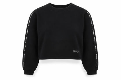 Womens UK Size L Pull&Bear Black Pullover Sweatshirt