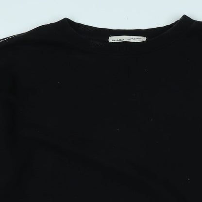 Womens UK Size L Pull&Bear Black Pullover Sweatshirt