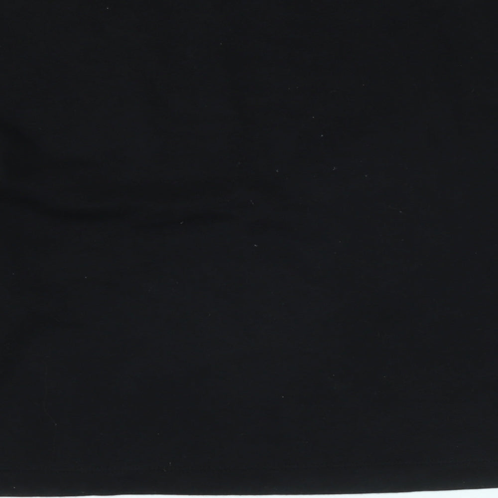 Womens UK Size L Pull&Bear Black Pullover Sweatshirt
