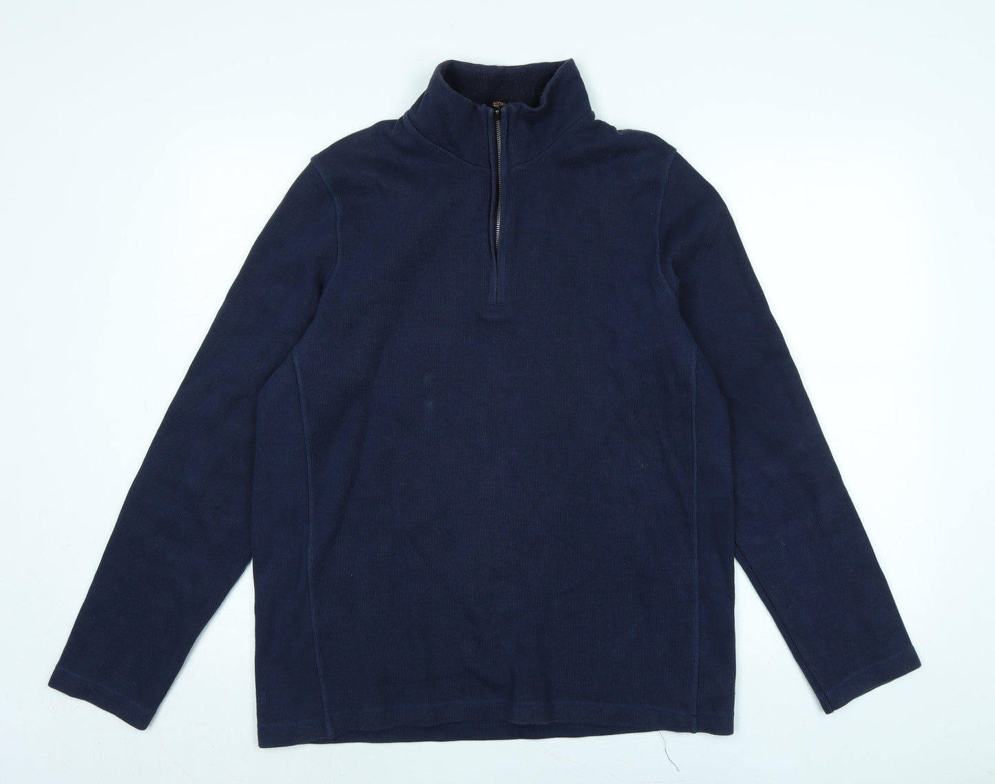 Mens UK Size L John Lewis Blue Pullover Sweatshirt