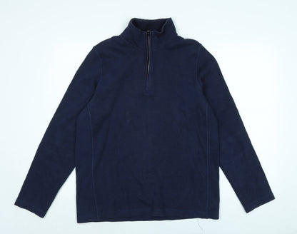 Mens UK Size L John Lewis Blue Pullover Sweatshirt