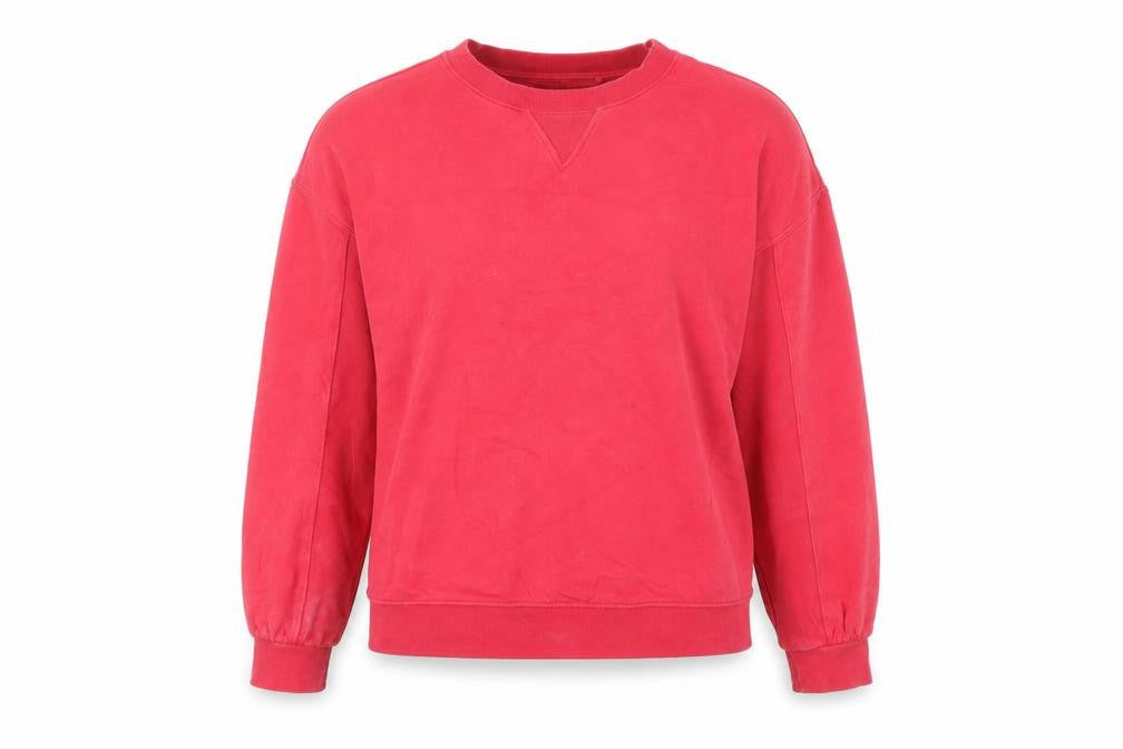 Next Womens Red Cotton Pullover Sweatshirt Size M Pullover