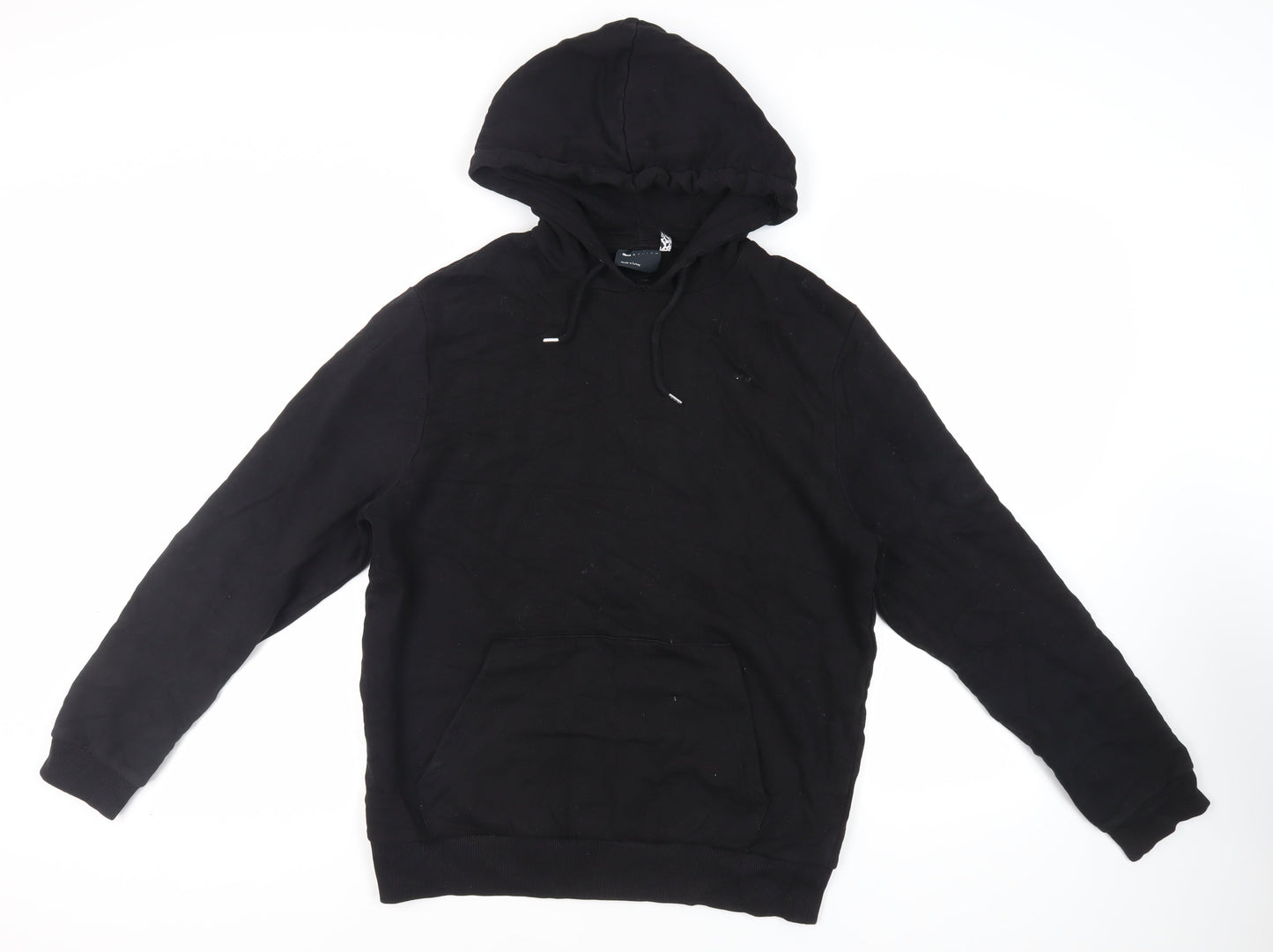 Mens UK Size L ASOS Black Pullover Hoodie