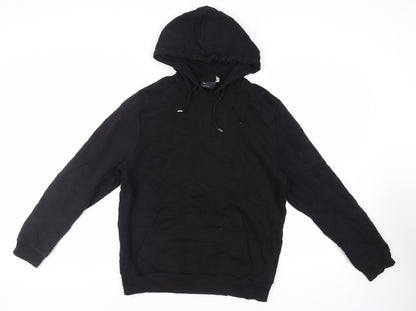 Mens UK Size L ASOS Black Pullover Hoodie