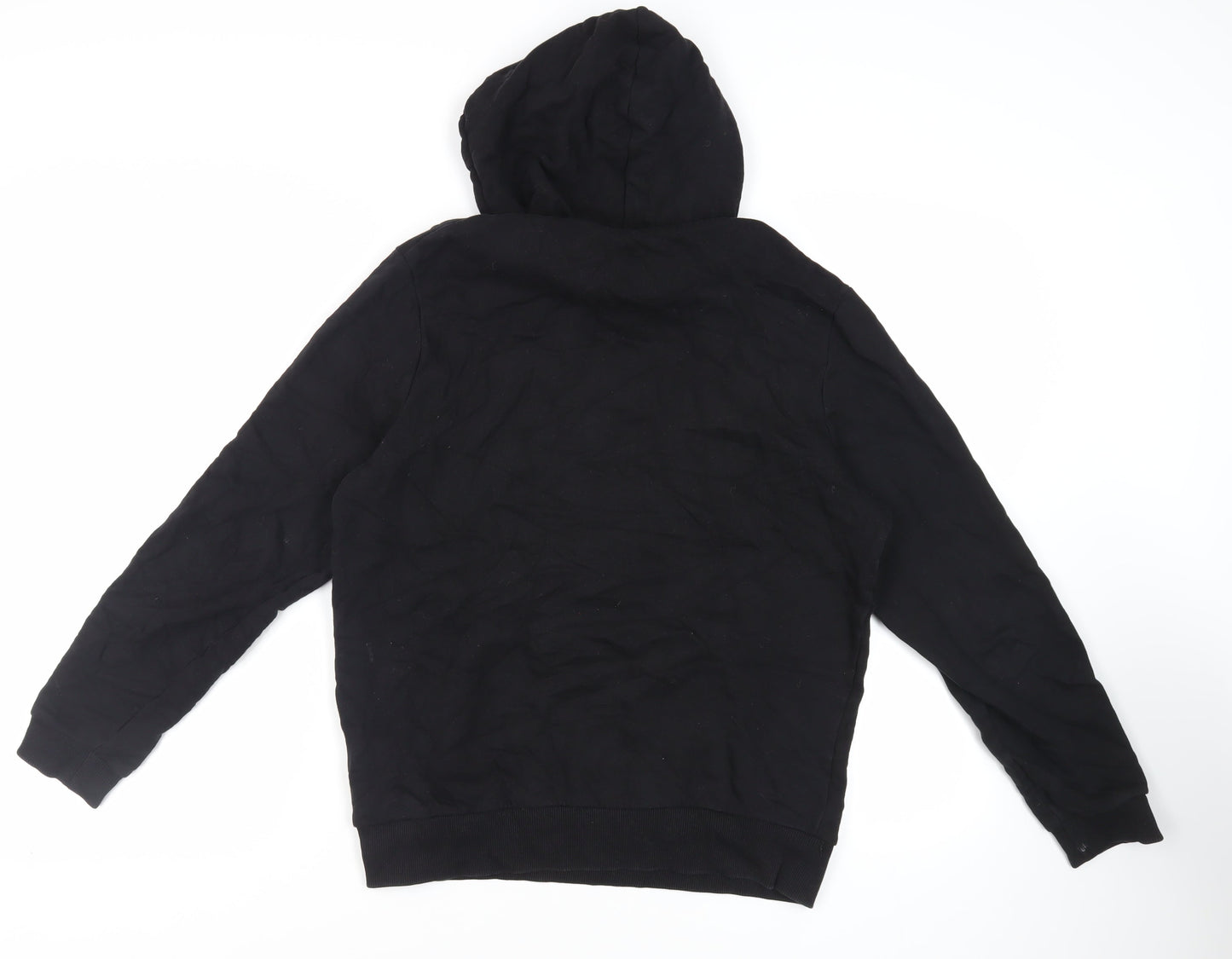 Mens UK Size L ASOS Black Pullover Hoodie