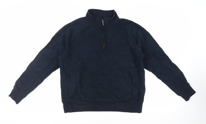 Womens UK Size M Marks and Spencer Blue Pullover Sweatshirt