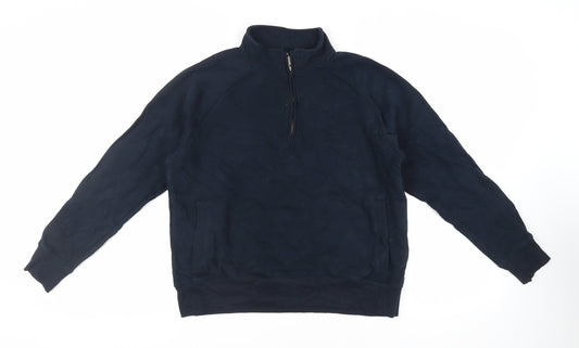Womens UK Size M Marks and Spencer Blue Pullover Sweatshirt
