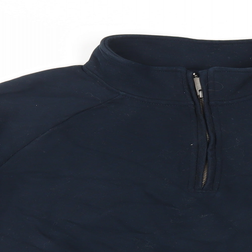 Womens UK Size M Marks and Spencer Blue Pullover Sweatshirt