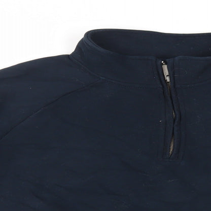 Womens UK Size M Marks and Spencer Blue Pullover Sweatshirt