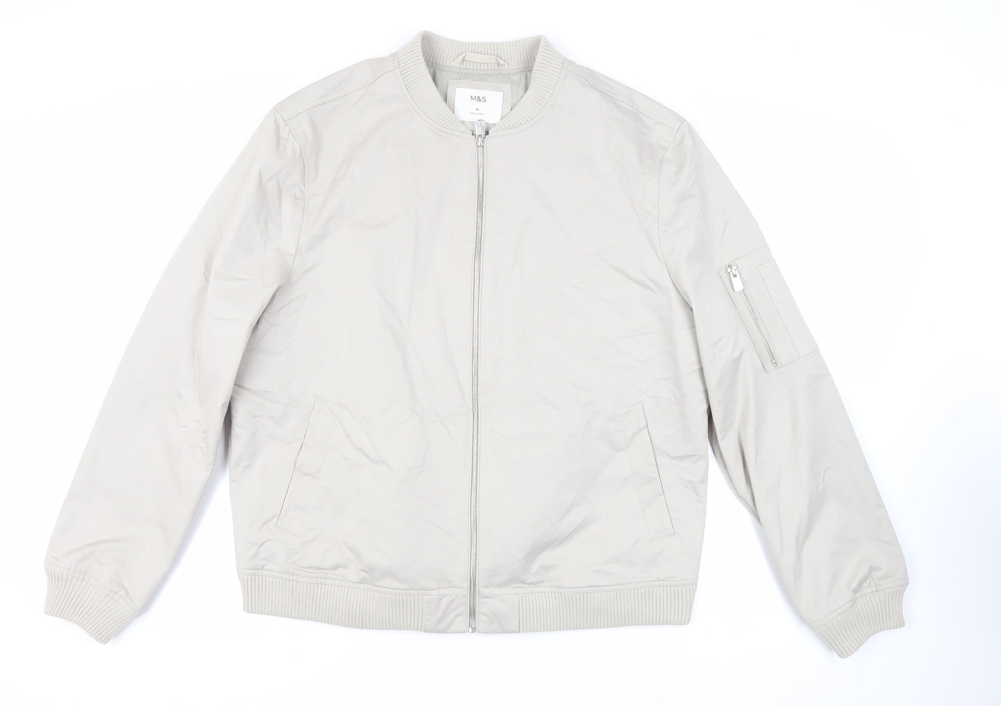 Mens UK Size XL Marks and Spencer Beige Jacket