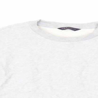 Womens UK Size S Marks and Spencer Grey Pullover Sweatshirt