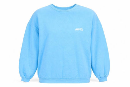 Womens UK Size M Boohoo Blue Pullover Sweatshirt