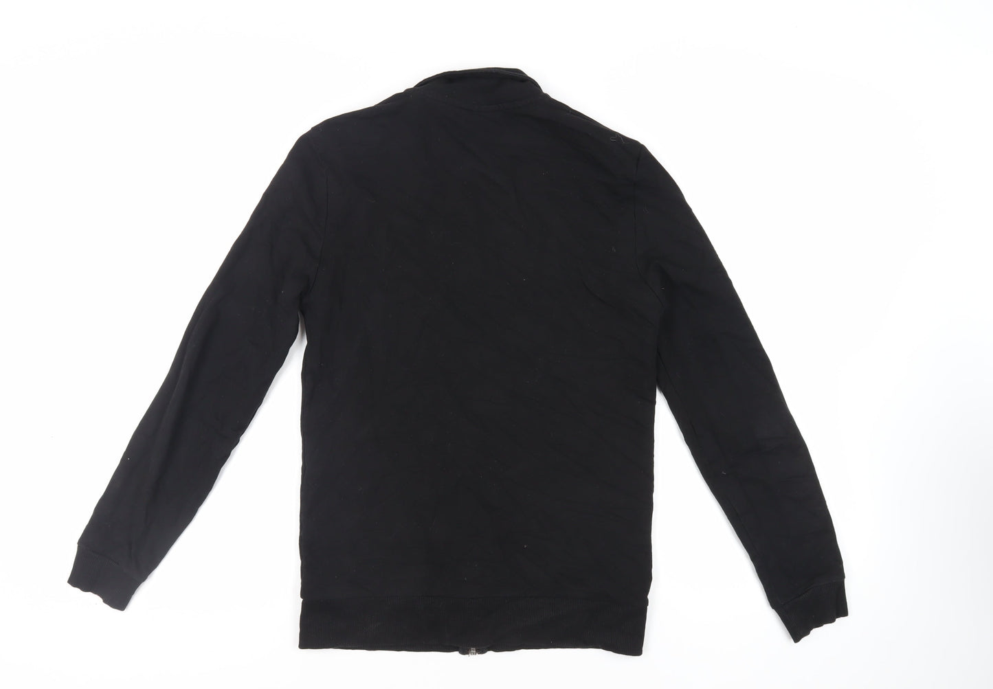 Mens UK Size M ASOS Black Full Zip Sweatshirt