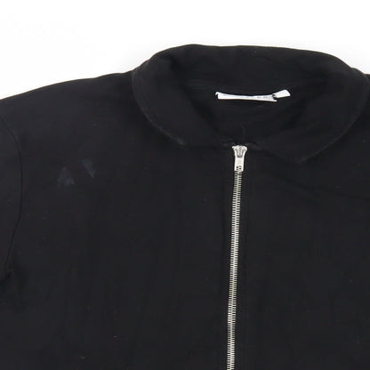 Mens UK Size M ASOS Black Full Zip Sweatshirt