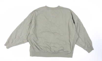 Womens UK Size 10 ASOS Green Pullover Sweatshirt