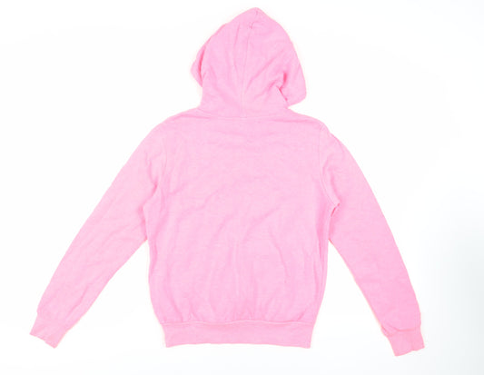 Womens UK Size S Divided by H&M Pink Pullover Hoodie