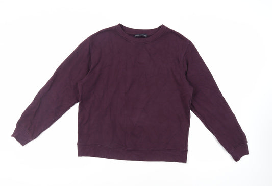 Womens UK Size S Marks and Spencer Purple Pullover Sweatshirt