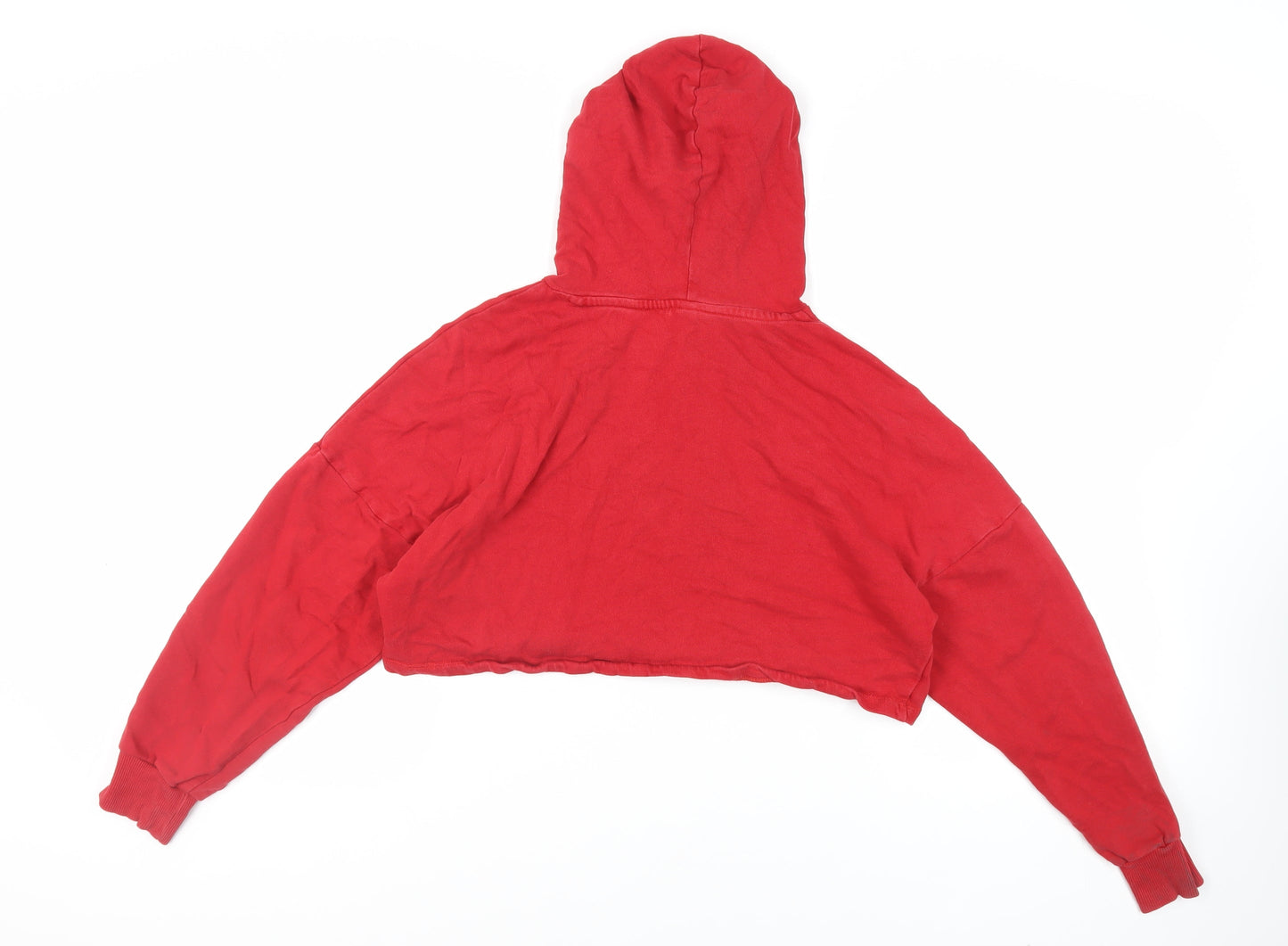 Womens UK Size S Divided by H&M Red Pullover Hoodie