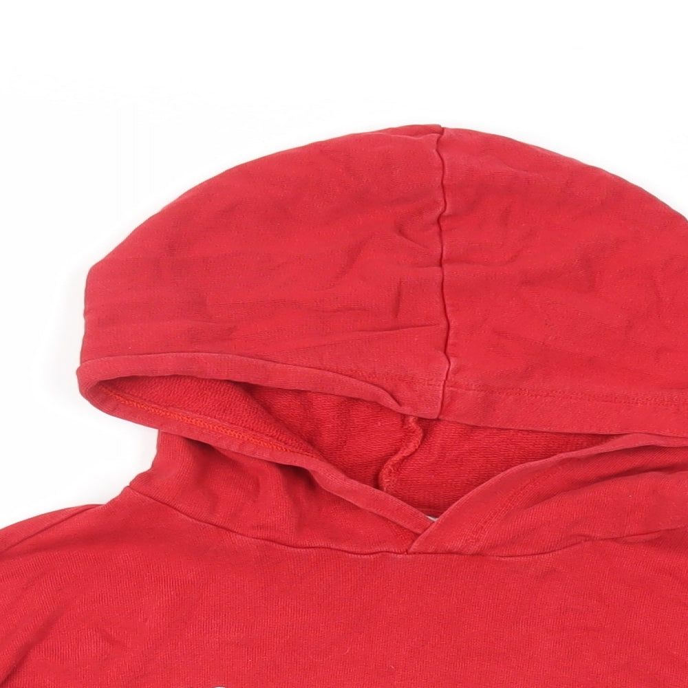 Womens UK Size S Divided by H&M Red Pullover Hoodie